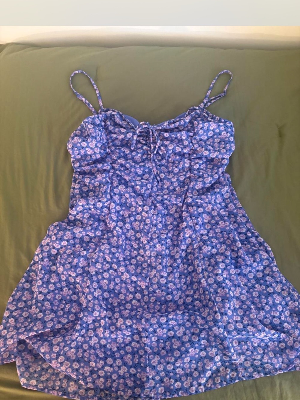 Aeropostale Blue Floral Mini Dress